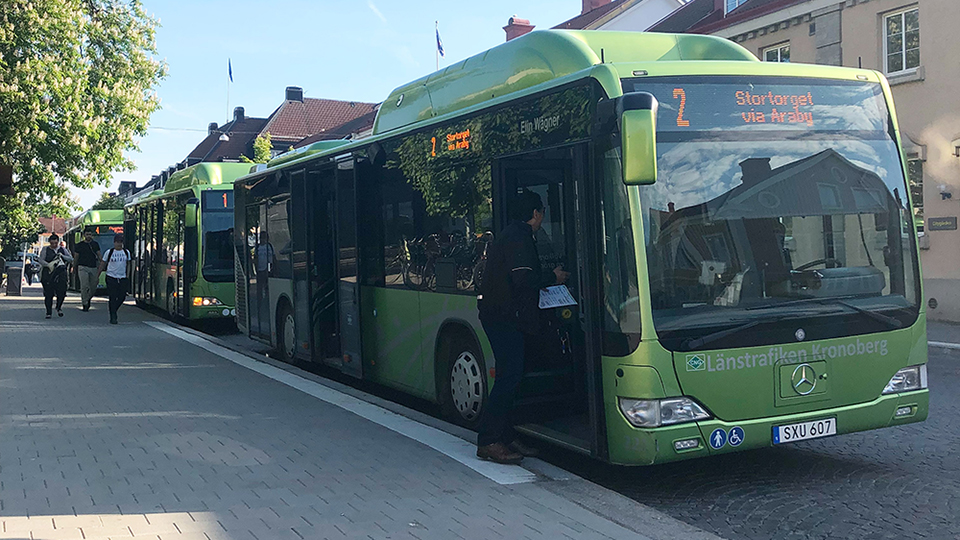 Länstrafiken Kronoberg stadsbussar
