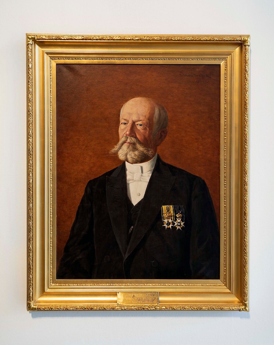 Porträtt på O. D Schenfelt.