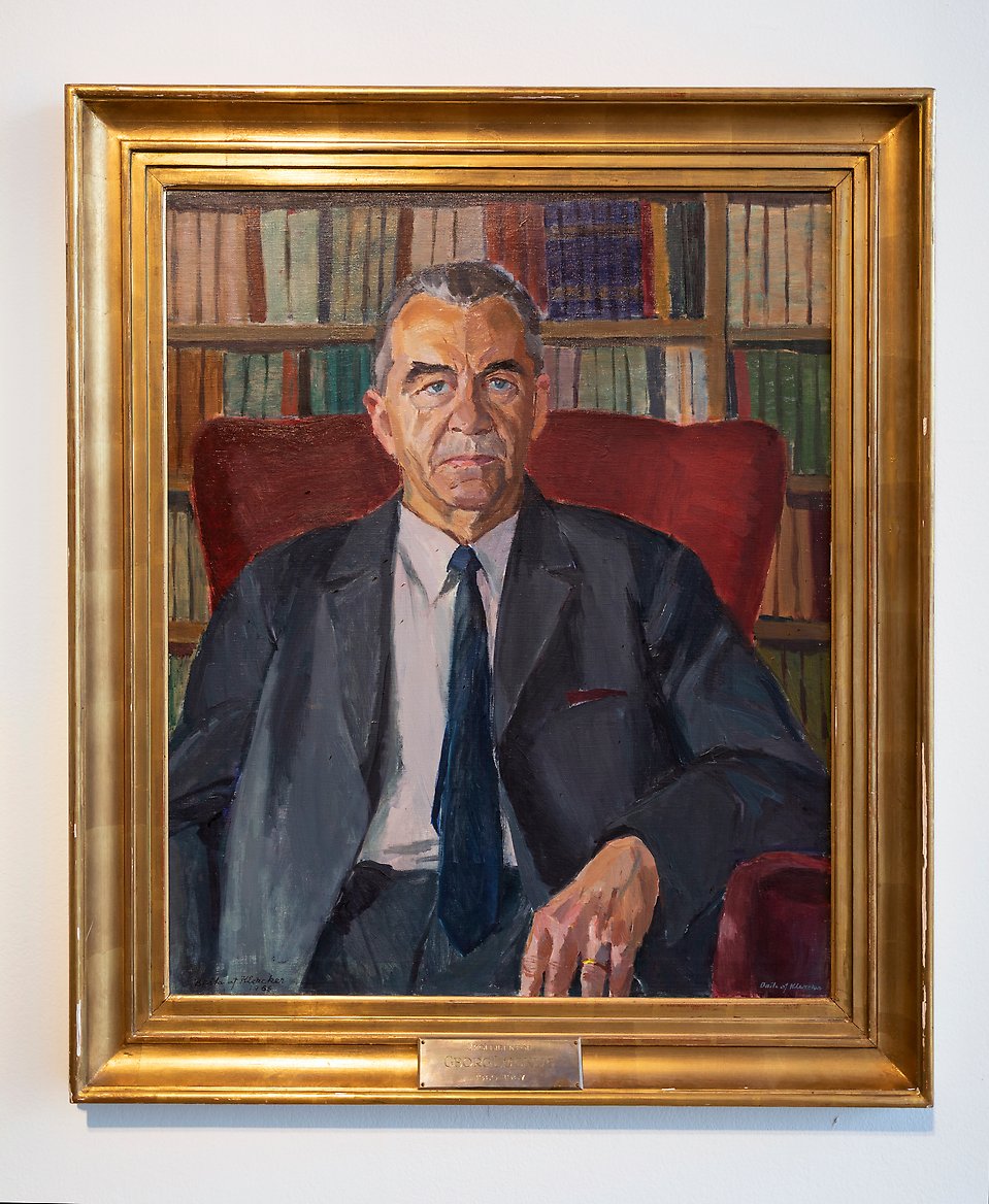 Porträtt på Georg Lücklig.
